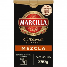 MARCILLA cafe molido mezcla creme express 250 grs